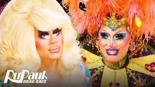 The Pit Stop S16 E06 🏁 Trixie Mattel amp Crystal Methyd Are Dolls  RuPaul’s Drag Race S16 [upl. by Niran]