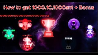 How to get Iq 3B 3Qa 100G 1C 100Cent  Bonus in Galaxy and Planets Iq Obby🚀🪐🌕🌑☄️🛸 [upl. by Attalanta]