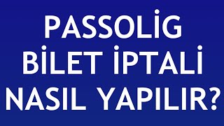 Passolig Bilet İptali Nasıl Yapılır [upl. by Herta]