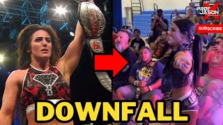 TESSA BLANCHARDS TRAGIC DOWNFALL VIRAL CLIP WRESTLING IN A NEARLY EMPTY GYM [upl. by Gae]