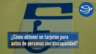 ¿Cómo obtener un tarjetón para los autos de personas con discapacidad [upl. by Sugar]