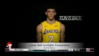 Lonzo Ball Top Lowlights from 2017 NBA season [upl. by Ym]