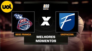 NBB CAIXA MELHORES MOMENTOS SESI FRANCA 110 X 96 UNIFACISA [upl. by Koball902]