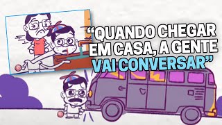 CAZÉTOONS  O DIA QUE O CASIMIRO FOI ATROPELADO POR UMA KOMBI  Cortes do Casimito [upl. by Seward406]