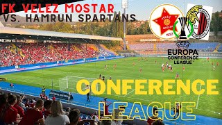 CONFERENCE LEAGUETIME IN BOSNIEN  Velez Mostar vs Hamrun Spartans  FANPRIMUS STADIONVLOG [upl. by Brier]