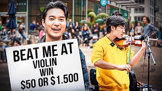 Try to Beat me at Violin 🎻100 Violin Giveaway [upl. by Alaikim]