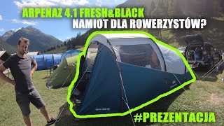 Namiot dla rowerzysty Arpenaz 41 Fresh amp Black z Decathlonu  prezentacja [upl. by Teevens]