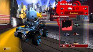 Modnation Racers Glitch  Flying Car  Out of modspot [upl. by Annitsirhc]