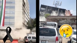 LOS VIDEOS MAS IMPRESIONANTES DEL TEMBLOR DE MÉXICO 19 DE SEPTIEMBRE 2017 [upl. by Rowen]