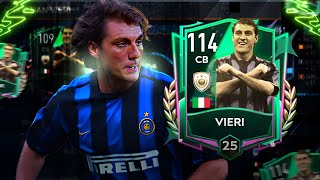 SHAPESHIFTER ICON 114 RATED VIERI CB REVIEW ● H2H GAMEPLAY ● FIFA MOBILE 23 [upl. by Yelsek]