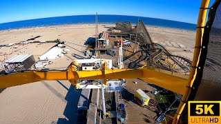 Skyscraper POV 5K Gravity Works Booster Ride Moreys Piers Wildwood NJ [upl. by Doria]