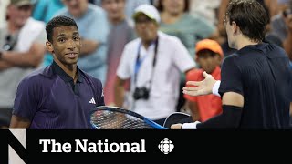 Tennis players urge better use of instant replay after controversial AugerAliassime call [upl. by Traver]