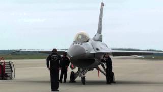 Must see F16 engine start amp preflight [upl. by Corny]