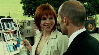 Jason Statham evades the chase  Transporter 3 2008  Gas station scene [upl. by Ange157]