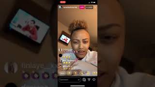 RarsclartMvrnie vs ChandlerAlexiss Instagram Live 2482019 [upl. by Borer]