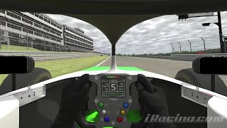 iRacing Brands Hatch Circuit  Grand Prix FIA Formula 4 Track Guide Hotlap  Telemetry [upl. by Leodora]