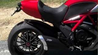 Diavel Zard Exhaust idle w db killermp4 [upl. by Gathers]