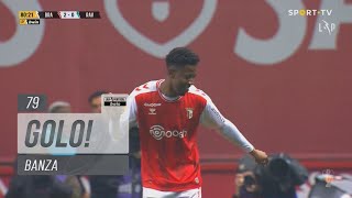 Goal  Golo Banza SC Braga 20 Rio Ave Liga 2223 23 [upl. by Toogood]