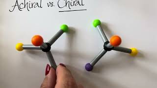 Tutorial Chiral vs Achiral molecules ASMR professor [upl. by Dela]