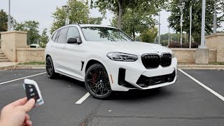 2022 BMW X3M Competition Start Up Exhaust POV Test Drive and Review [upl. by Einahteb]