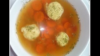 Matzo Ball Soup  Easy amp Delicious קניידלעך [upl. by Oglesby333]