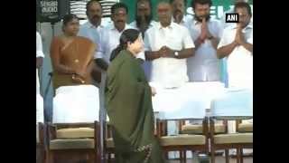 Jayalalithaa takes oath as Chief Minister of Tamil Nadu [upl. by Eli]