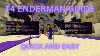 ENDERMAN SLAYER GUIDE RCM Hypixel Skyblock [upl. by Donella]