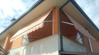 Tenda antipioggia pvc trasparente per balcone terrazzo poggiolo tenda invernale [upl. by Ahseen633]