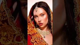 Asoka trend from Russia🇮🇳🪷 bollywood asoka indianmakeup trending tamil makeup [upl. by Allisurd]