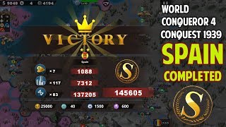 WC4 Spain 1939 Conquest Final Gameplay [upl. by Bernette]