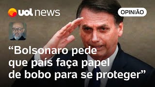 Bolsonaro está na trama golpista a todo momento supor que não sabia é fazer papel de bobo  Josias [upl. by Ardyaf899]