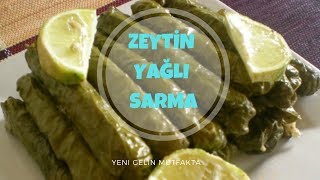 ZEYTİNYAĞLI YAPRAK SARMASI TARİFİ DÜDÜKLÜDE [upl. by Bjorn]