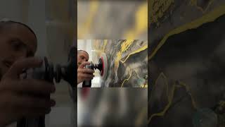 VenetianPlaster interiordesign art painting stucco venetianplaster polerowanie polishing [upl. by Eserrehs]