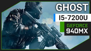 Call of Duty Ghosts  Nvidia Geforce 940MX  i5 7200U [upl. by Leynwad]