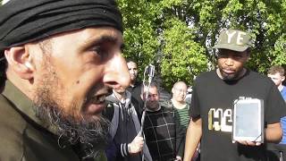 MUSLIM DEFENDS BLACK STONE PT 1 Bro Ty [upl. by Litta565]