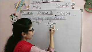 Class  3  Division using Long Division Method  Maths [upl. by Pierson]