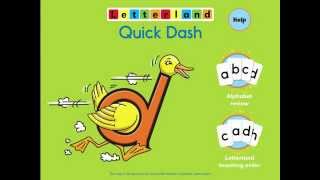 Letterland Quick Dash App for iOS and Android [upl. by Paulo97]