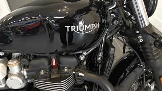 Triumph Bobber Black [upl. by Nettle]