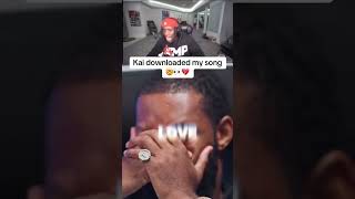 Kai Cenat Reacts to J Rizzy x SouthSideAce  About You Official Audio [upl. by Melborn]