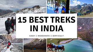 Trekking in India  Easy trek to Most Dangerous and Challenging treks in India [upl. by Shelbi]