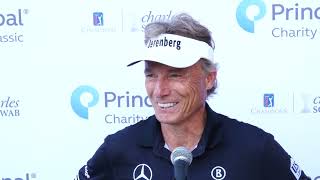 Bernhard Langer Saturday Flash Interview 2024 Principal Charity Classic [upl. by Godderd279]