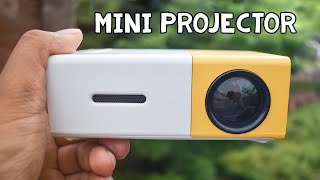 Cheap Pocket Projector for Fun  Mini LED Projector Review amp Demo YG300 [upl. by Marie-Jeanne]