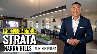 Narra Hills New Build Strata Walkthrough  New North Fontana Single Family Homes for Sale [upl. by Cerell]