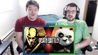 IRON FIST VS PO  DEATH BATTLE REACTION [upl. by Lili]