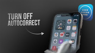 How to Turn Off Autocorrect on iPhone 14 tutorial [upl. by Annnora]