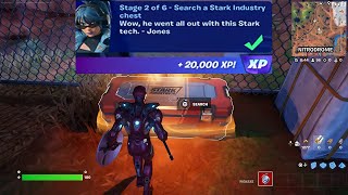 How to EASILY Search a Stark Industry chest in Fortnite locations Quest [upl. by Carissa18]