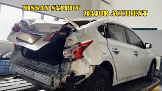 Nissan Sylphy Rear Crash Repair Restoration Journey [upl. by Ilysa]