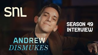 Andrew Dismukes SNL Season 49 Interview [upl. by Sumaes900]