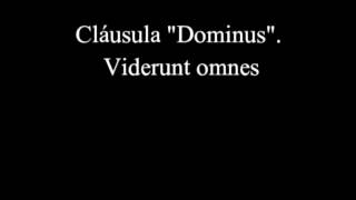 Clausula v2 sobre quotDominusquot de Viderunt omnes [upl. by Bamby]