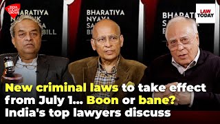 Are the new criminal laws better or worse  Indias Top Lawyers  Sibal AM Singhvi Mukul Rohatgi [upl. by Ssalguod]